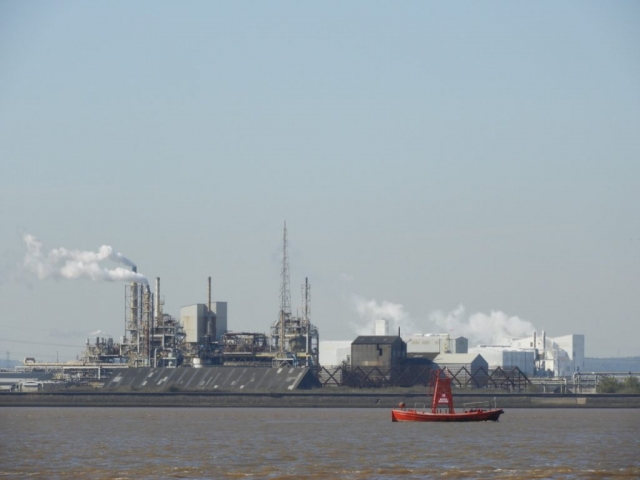 Mooring buoy off Grimsby